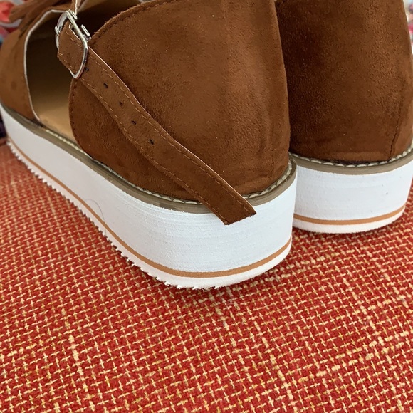 NEW lightweight micro suede soft platform shoes - Picture 3 of 4